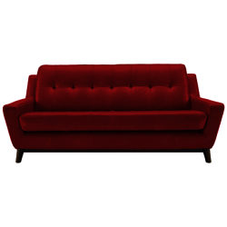 G Plan Vintage The Fifty Three Large Sofa Capri Leather Red